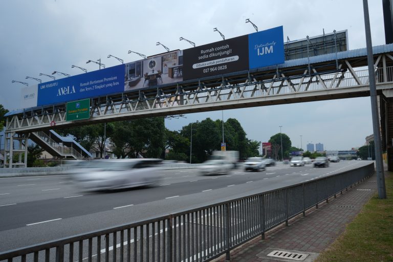 IJM Land OOH billboard campaign along NPE Highway